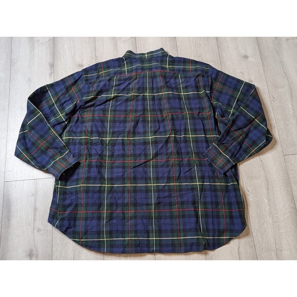 Ralph Lauren Long Sleeve Button Down Shirt Men 3XB Multi Color Plaid Print Pony - Picture 6 of 12